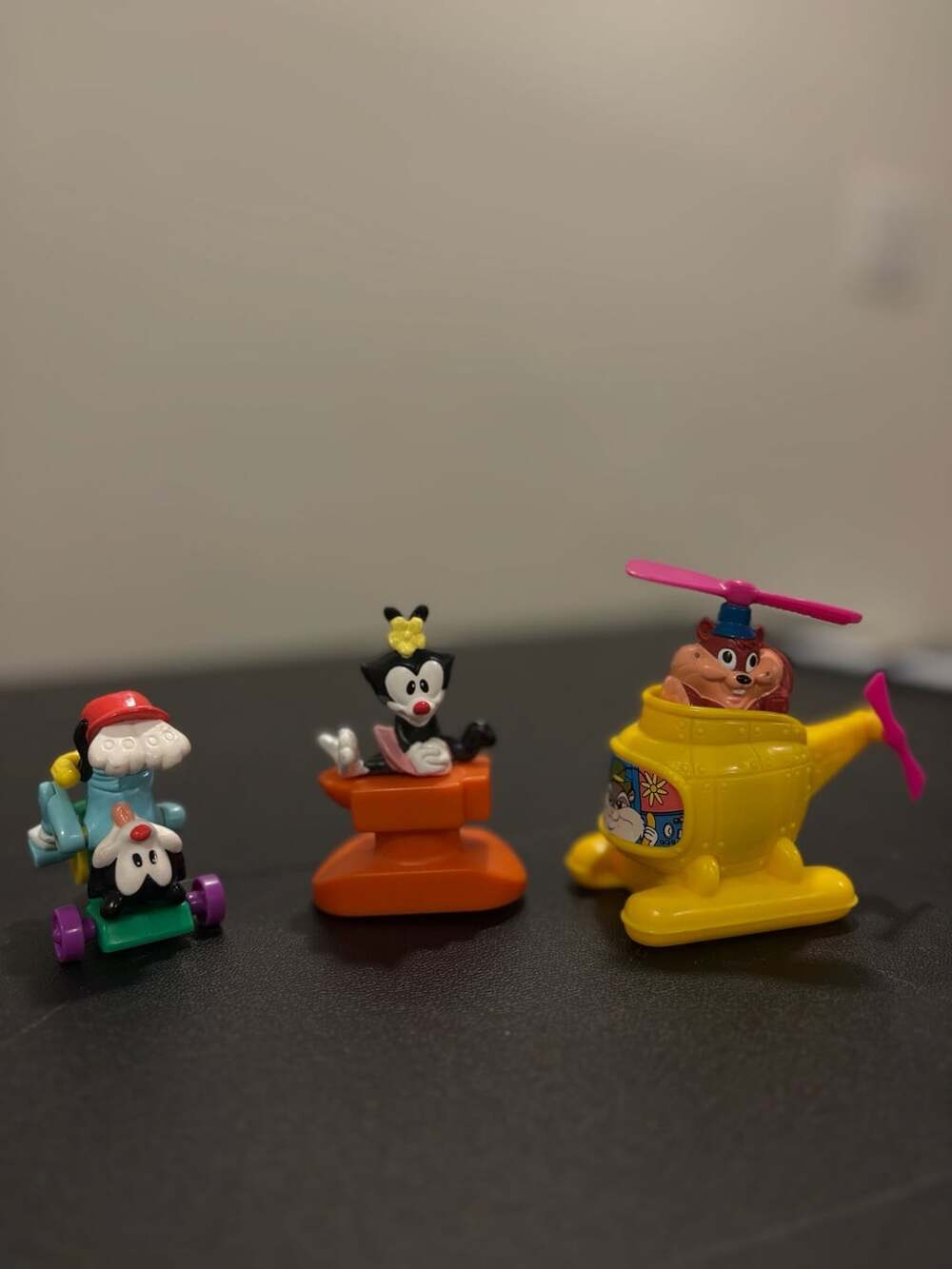 Vintage 1994-1995 Warner Bros Animaniacs McDonald's Happy Meal Toy Set of 3